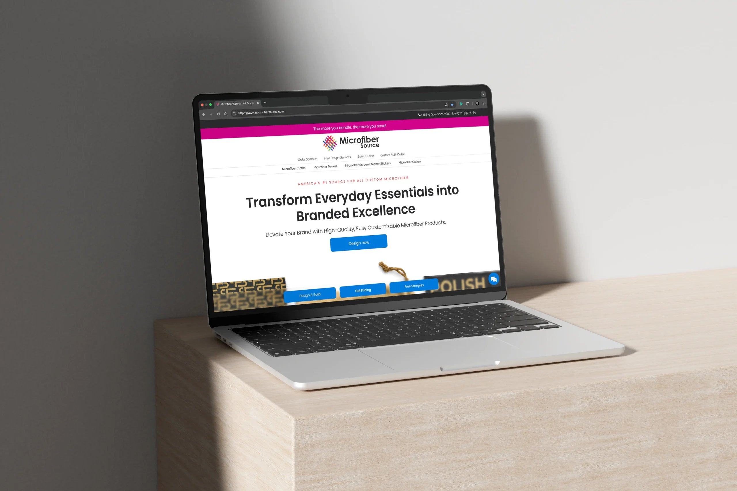Ms website mockup brxtn mktg